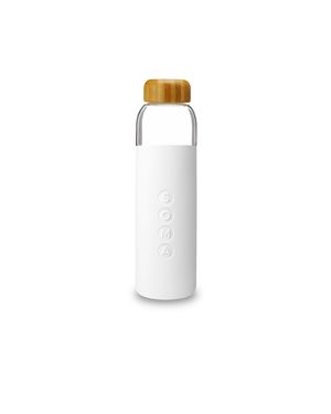 Water Bottle Glass 500ml - White